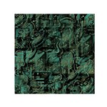 Green town Small Satin Scarf (Square)