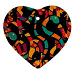 Colorful snakes Ornament (Heart) 