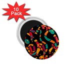 Colorful snakes 1.75  Magnets (10 pack) 
