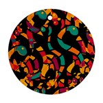 Colorful snakes Round Ornament (Two Sides) 