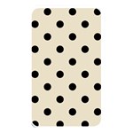 Polka Dots - Black on Pearl Brown Memory Card Reader (Rectangular)