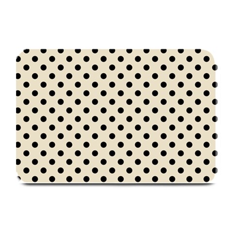 Polka Dots 18 x12  Plate Mat