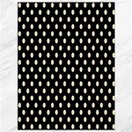 Polka Dots - Pearl Brown on Black Canvas 36  x 48 
