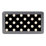 Polka Dots - Pearl Brown on Black Memory Card Reader (Mini)