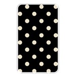 Polka Dots - Pearl Brown on Black Memory Card Reader (Rectangular)
