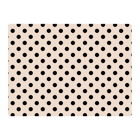 Polka Dots 35 x27  Blanket Front
