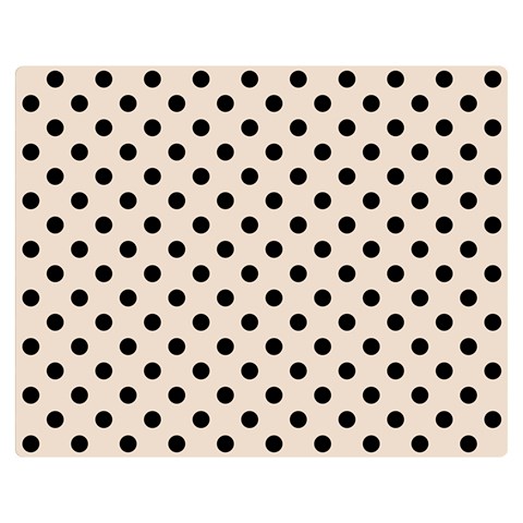 Polka Dots 60 x50  Blanket Front