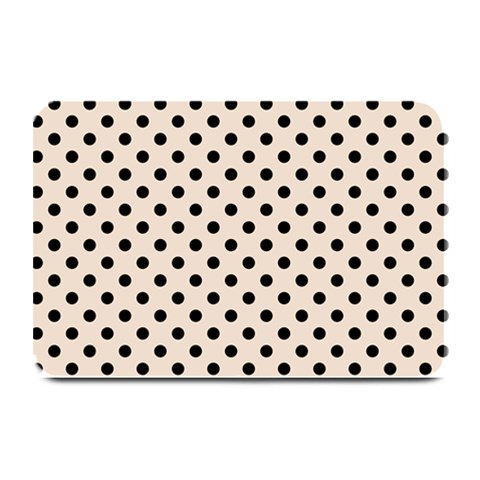 Polka Dots 18 x12  Plate Mat