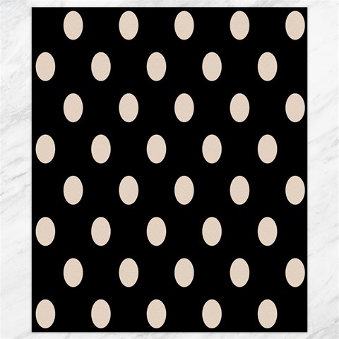 Polka Dots 8.15 x9.66  Canvas - 1