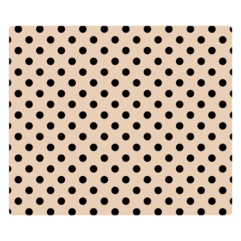 Polka Dots 50 x40  Blanket Back