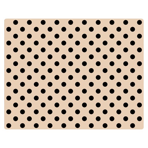 Polka Dots 60 x50  Blanket Front
