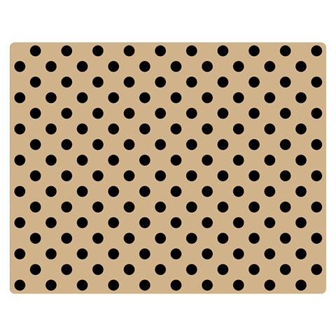 Polka Dots 60 x50  Blanket Back