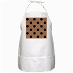 Polka Dots - Black on French Beige BBQ Apron