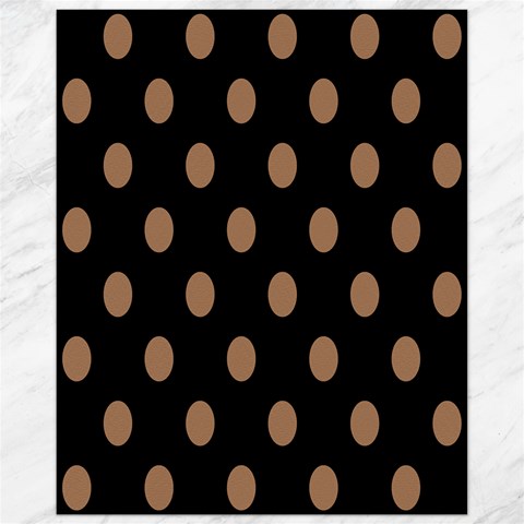Polka Dots 10.95 x13.48  Canvas - 1