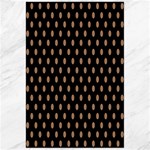 Polka Dots - French Beige on Black Canvas 24  x 36 