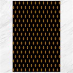 Polka Dots - Golden Brown on Black Canvas 24  x 36 