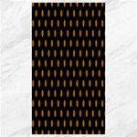Polka Dots - Golden Brown on Black Canvas 40  x 72 