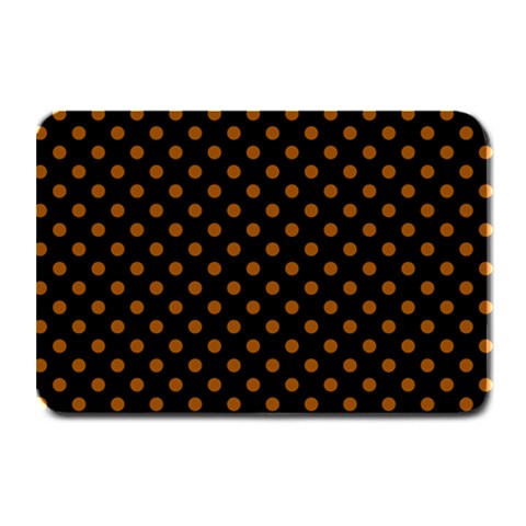 Polka Dots 18 x12  Plate Mat