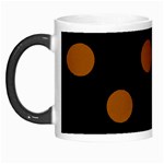 Polka Dots - Brown on Black Morph Mug