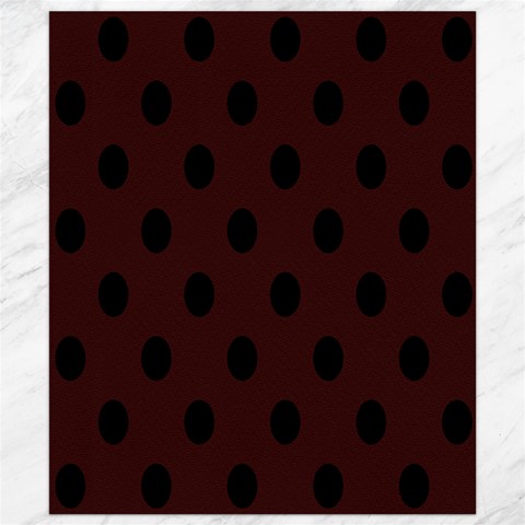 Polka Dots 8.15 x9.66  Canvas - 1