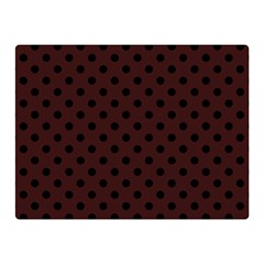 Polka Dots 35 x27  Blanket Back