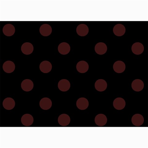 Polka Dots 7 x5  Photo Card - 1