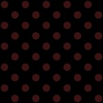Polka Dots - Dark Sienna Brown on Black ScrapBook Page 8  x 8 