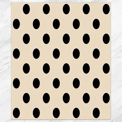 Polka Dots 8.15 x9.66  Canvas - 1