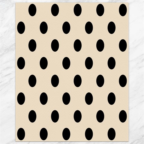 Polka Dots 10.95 x13.48  Canvas - 1