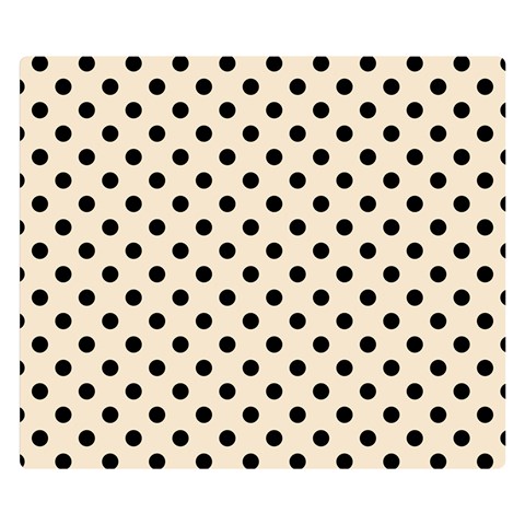 Polka Dots 50 x40  Blanket Front