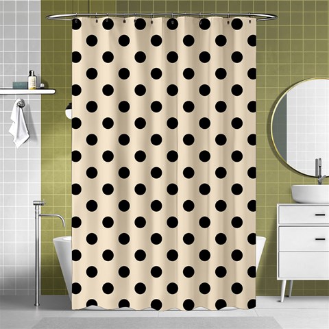 Polka Dots Curtain(48  X 72 ) - 42.18 x64.8  Curtain(48  X 72 )