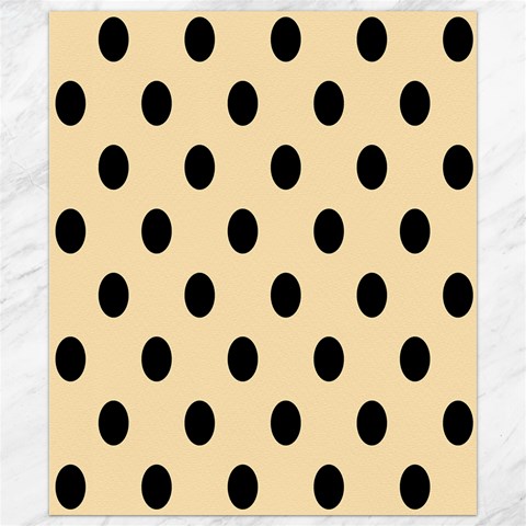 Polka Dots 8.15 x9.66  Canvas - 1