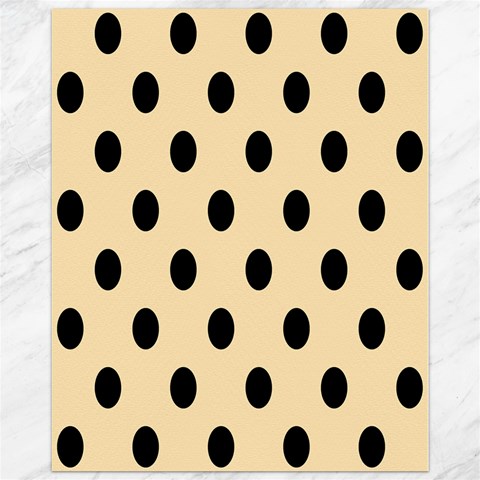Polka Dots 10.95 x13.48  Canvas - 1