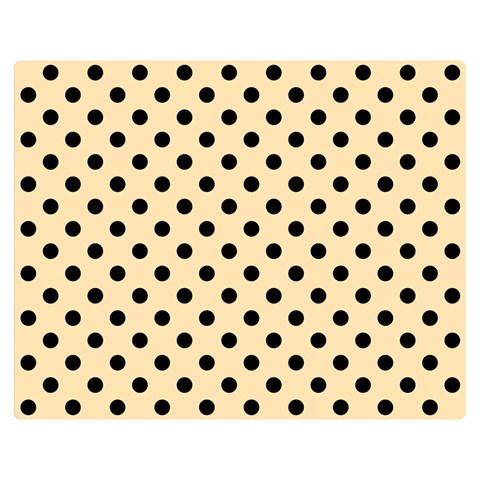 Polka Dots 60 x50  Blanket Back