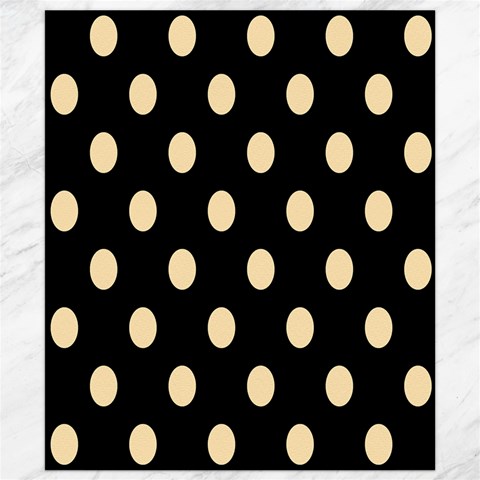 Polka Dots 8.15 x9.66  Canvas - 1