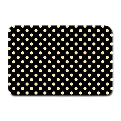 Polka Dots 18 x12  Plate Mat