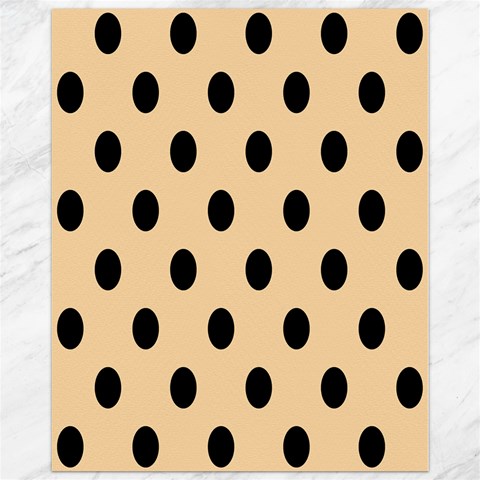 Polka Dots 10.95 x13.48  Canvas - 1
