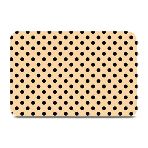 Polka Dots 18 x12  Plate Mat
