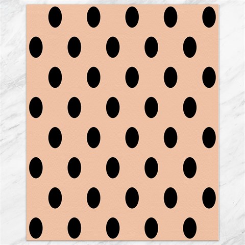 Polka Dots 10.95 x13.48  Canvas - 1