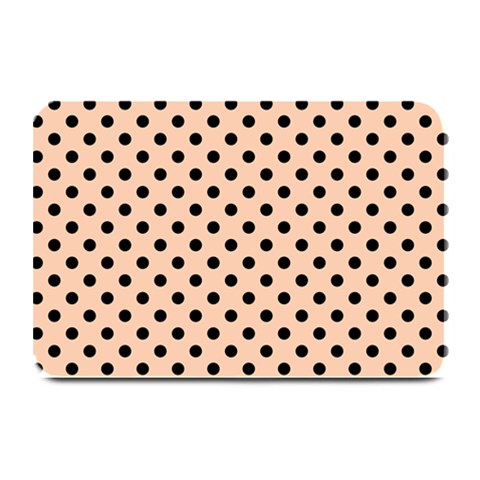 Polka Dots 18 x12  Plate Mat