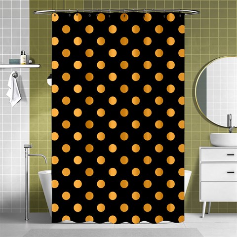 Polka Dots Curtain(48  X 72 ) - 42.18 x64.8  Curtain(48  X 72 )