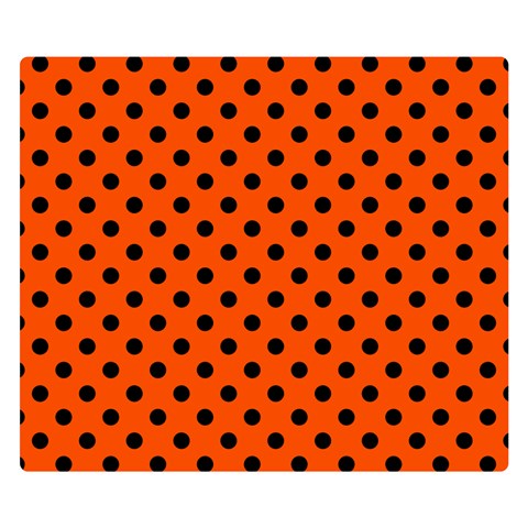 Polka Dots 50 x40  Blanket Front