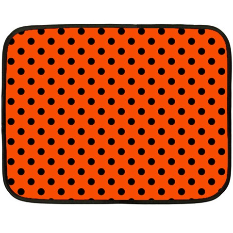 Polka Dots 35 x27  Blanket Front