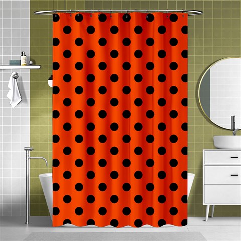 Polka Dots Curtain(48  X 72 ) - 42.18 x64.8  Curtain(48  X 72 )