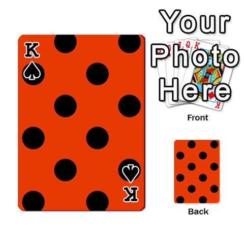 King Polka Dots Front - SpadeK