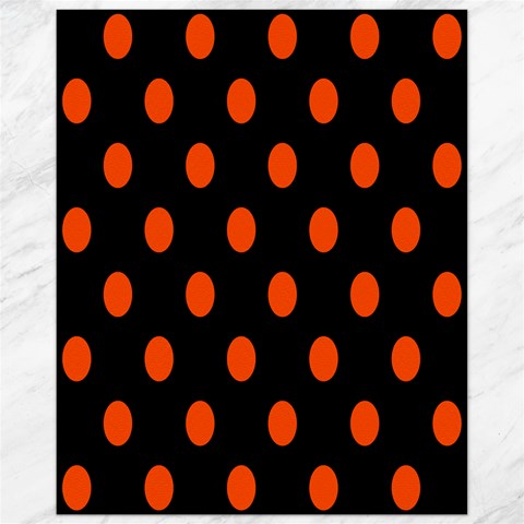 Polka Dots 10.95 x13.48  Canvas - 1