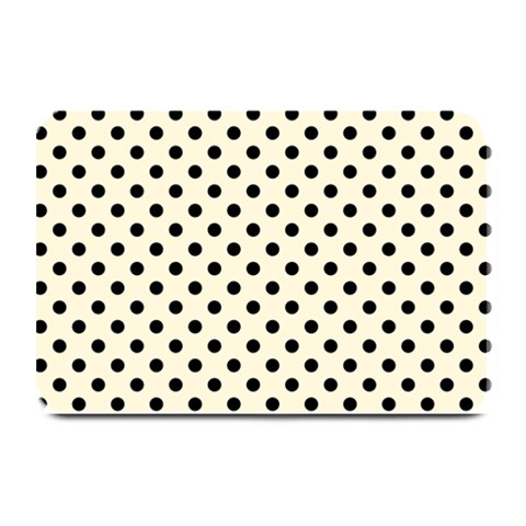 Polka Dots 18 x12  Plate Mat
