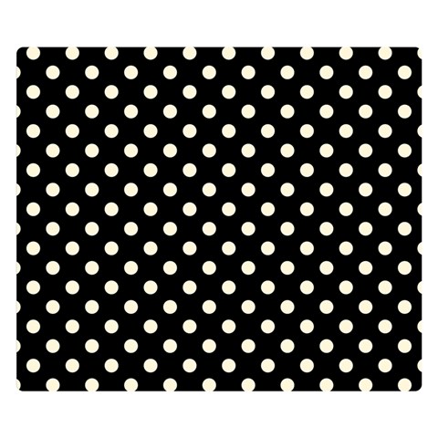 Polka Dots 50 x40  Blanket Back