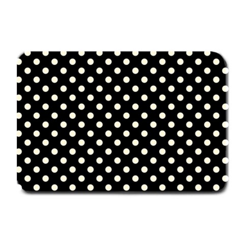 Polka Dots 18 x12  Plate Mat