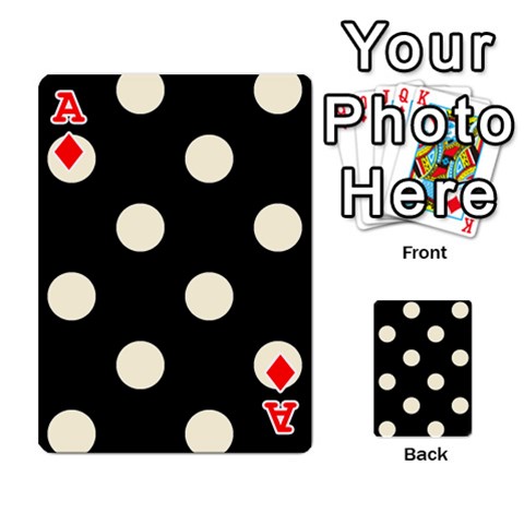 Ace Polka Dots Front - DiamondA